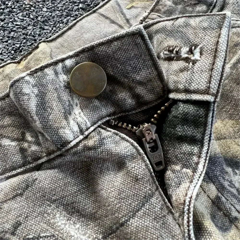 Retro Camo Street Jeans
