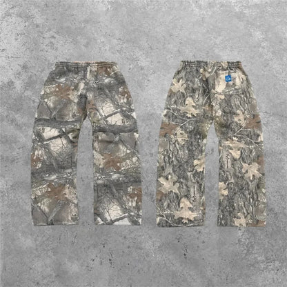 Trendy Camo Streetwear Pants