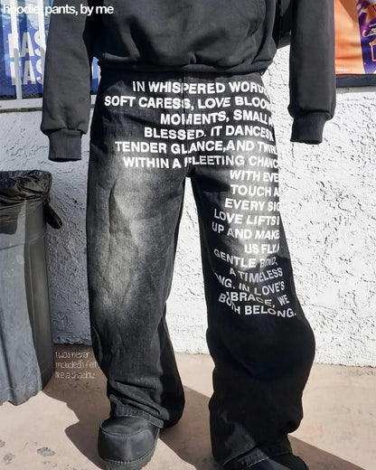 Vintage Hip Hop Wide Leg Jeans