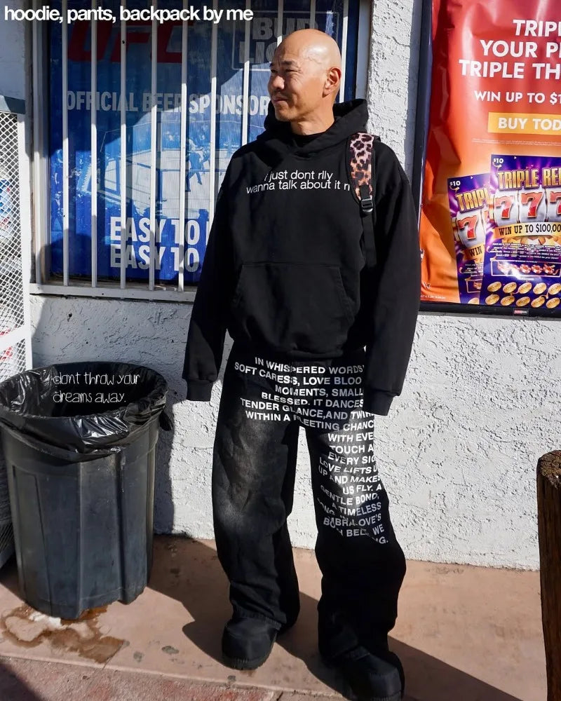 Vintage Hip Hop Wide Leg Jeans