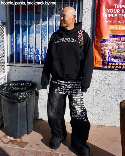 Vintage Hip Hop Wide Leg Jeans